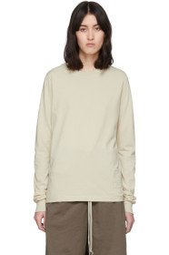 Rick Owens Drkshdw - Beige Level Long Sleeve T-Shirt