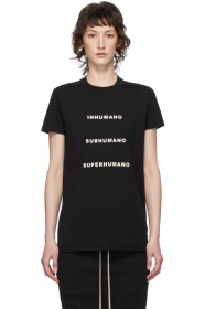 Rick Owens Drkshdw - Black 'Inhumano' T-Shirt