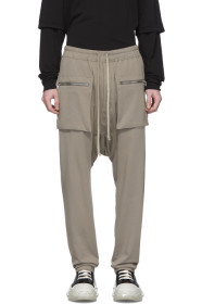 Rick Owens Drkshdw - 灰色抽绳长款工装裤