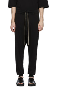Rick Owens Drkshdw - 黑色 Prisoner 运动裤