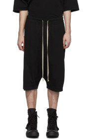 Rick Owens Drkshdw - 黑色 Pod 短裤