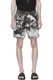Rick Owens Drkshdw - 黑色 & 白色 Dolphins 短裤