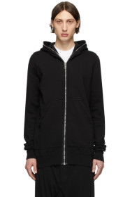 Rick Owens Drkshdw - 黑色 Gimp 连帽衫
