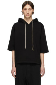 Rick Owens Drkshdw - 黑色套头连帽衫