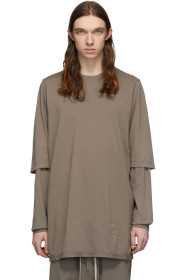 Rick Owens Drkshdw - 灰色 Hustler 长袖 T 恤