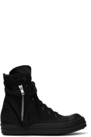 Rick Owens Drkshdw - 黑色 Bauhaus 高帮运动鞋