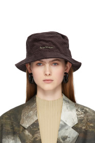 Acne Studios - Brown Corduroy Bucket Hat