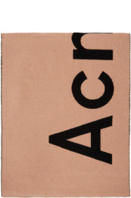 Acne Studios - Pink & Black Toronty Scarf