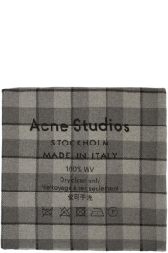 Acne Studios - Grey Check Cassiar Scarf