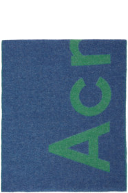 Acne Studios - Blue & Green Toronty Scarf