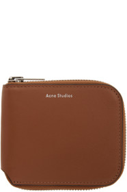 Acne Studios - 棕色 Kei Compact 钱包