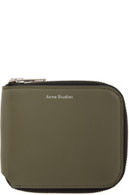 Acne Studios - 绿色 Kei Compact 钱包