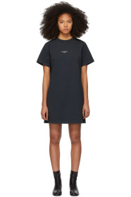 Acne Studios - Black Reverse Logo T-Shirt Dress