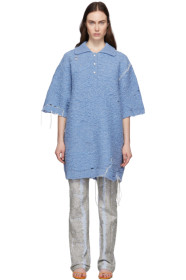 Acne Studios - Blue Kodele Polo Dress
