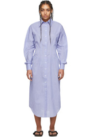 Acne Studios - Blue Danete Shirt Dress