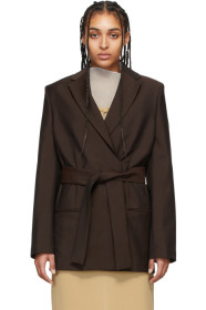 Acne Studios - Brown Jannie Belted Blazer