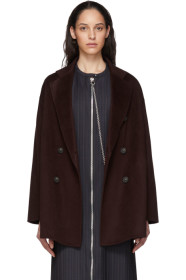 Acne Studios - Burgundy Odine Coat