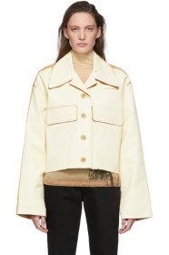Acne Studios - Beige & Tan Painted Twill Jacket