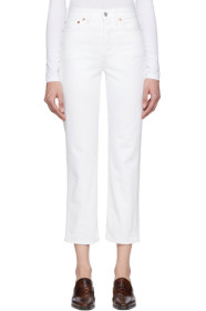Acne Studios - 白色 Blå Konst Mece 牛仔裤