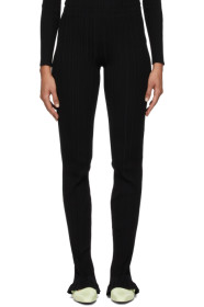 Acne Studios - Black Ribbed Lounge Pants