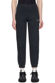 Acne Studios - Black Reverse Logo Lounge Pants