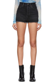 Acne Studios - Black Blå Konst Denim Shorts