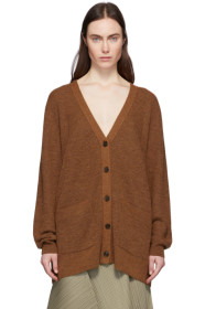 Acne Studios - Brown Alpaca Ribbed Kianne Cardigan