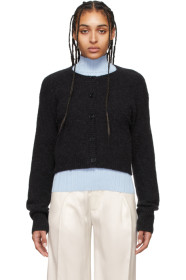 Acne Studios - Black Alpaca Cropped Kari Cardigan