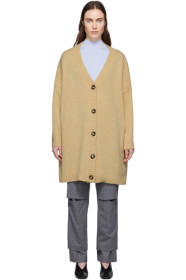 Acne Studios - Beige Wool Kirstie Cardigan