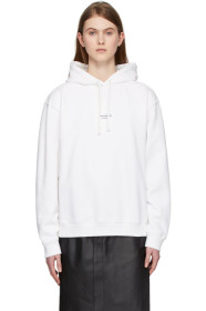 Acne Studios - White Reverse Logo Hoodie