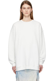 Acne Studios - White Reverse Label Sweatshirt