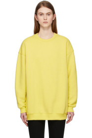 Acne Studios - Yellow Reverse Label Sweatshirt