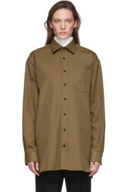 Acne Studios - Tan Twill Oversized Shirt