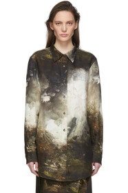 Acne Studios - Green Landscape Painting Shirt
