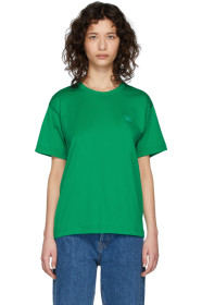 Acne Studios - 绿色 Nash Face T 恤