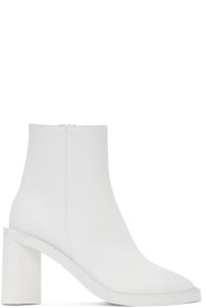 Acne Studios - White Booker Boots