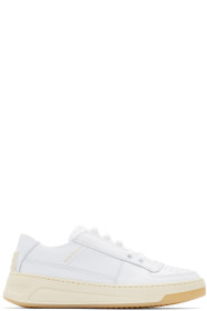 Acne Studios - White Steffey Lace-Up Sneakers