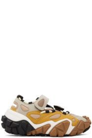 Acne Studios - Grey & Yellow Bolzter Bryz Sneakers