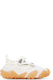 Acne Studios - White & Orange Blotzer Bryz Crystal Sneakers