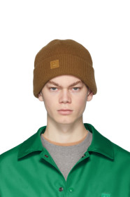 Acne Studios - Brown Face Beanie
