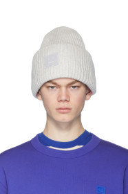 Acne Studios - 灰色 Pansy N 毛线帽