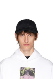 Acne Studios - Black Embroidered Logo Cap