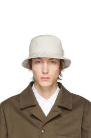 Acne Studios - Beige Cotton Canvas Bucket Hat