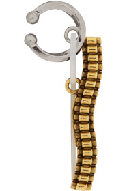 Acne Studios - Silver & Gold Single Cuff Earring