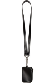 Acne Studios - Black Lanyard Zip Card Holder