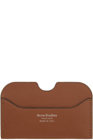 Acne Studios - Brown Logo Card Holder