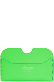 Acne Studios - Green Logo Card Holder