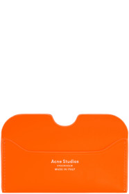 Acne Studios - Orange Logo Card Holder
