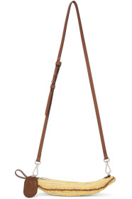 Acne Studios - Sac tissé jaune Banana