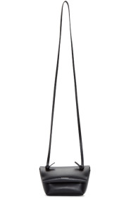 Acne Studios - Sac à bandoulière en cuir noir Small
